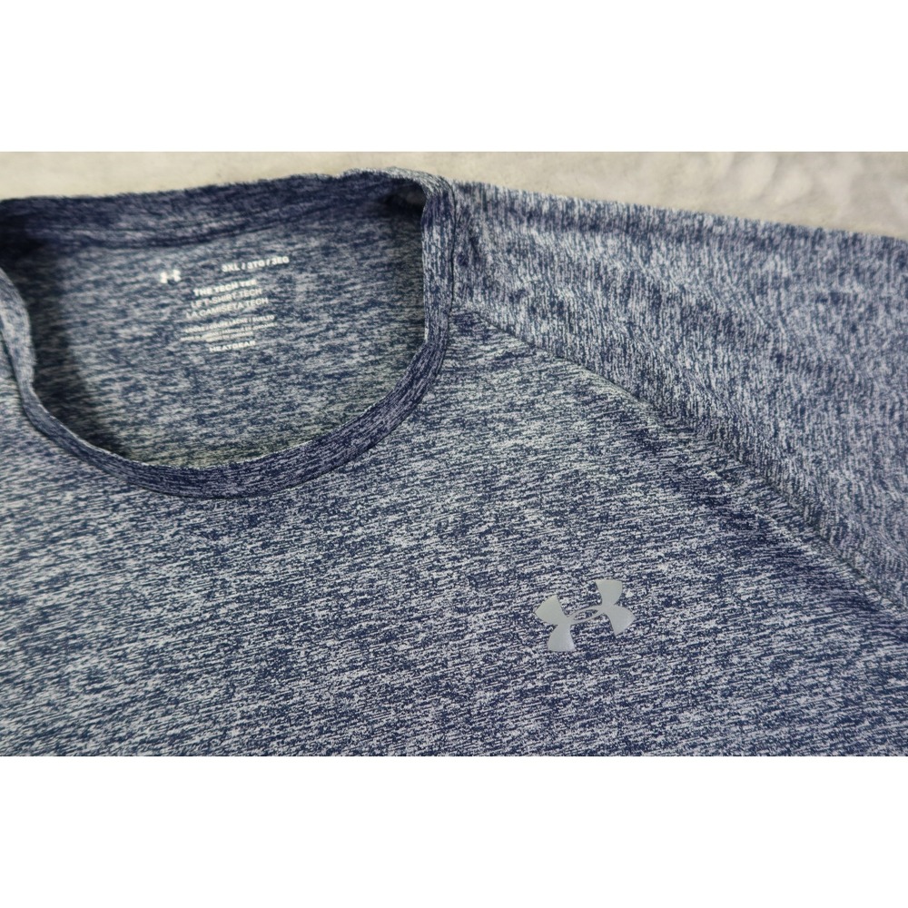 Under Armour Shirt Men's Size 3XL The Tech‎ Tee Blue Exercise Jogging Workout